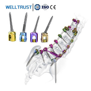 工場価格 信頼できる整形外科手術用神経外科インプラント 腰椎チタン多軸固定脊椎スクリュー - Product Image 1