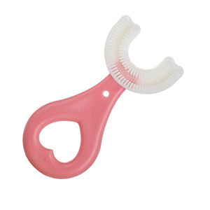 Brosses à dents manuelles en silicone ultra-douces en forme de U pour bébés et enfants, idéales pour le nettoyage des dents et comme anneaux de dentition. - Product Image 4