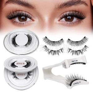 Kit <span class=keywords><strong>de</strong></span> <span class=keywords><strong>faux</strong></span> <span class=keywords><strong>cils</strong></span> magnétiques avec applicateur, <span class=keywords><strong>cils</strong></span> 3D naturels réutilisables sans colle, style B C E, certifié CE ISO, OEM ODM - Product Image 1