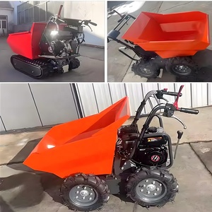 Capacité de charge de 250 à 1000 kg, système à chenilles à propulsion essence/<span class=keywords><strong>électrique</strong></span>/batterie de 6,5 CV, poussé à la main pour la construction, l'agriculture, le jardinage - Product Image 5