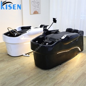 Fauteuil de massage électrique intelligent KISEN pour salon, lit de spa capillaire, bac de lavage des cheveux, fauteuil de massage personnalisé pour salon de coiffure - Product Image 3