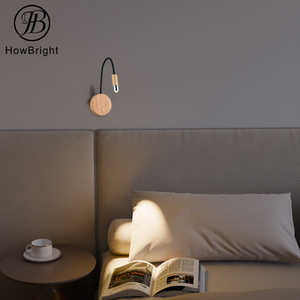 Trong Nhà Xoay 3W COB Led Đọc Sách Đèn tường nhôm ánh sáng bên cạnh đèn đọc sách với Công tắc cảm ứng cho phòng ngủ phòng khách - Product Image 5