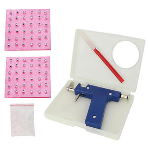 أداة احترافية لثقب الجسم، أداة نقش للأذن والأنف والسرة، مسدس ثقب للأذن، 98 أداة مجوهرات لصنع الأقراط، وزن 0.155 كجم - Product Image 3