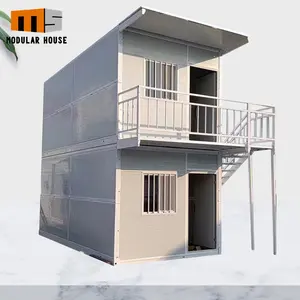 Folding 20ft 40ft Modular Container House Movable Fast Build Prefab Home Small Tiny Camping Foldable Thickened Container Room