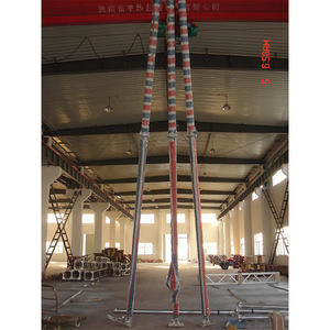 Érecteur de poteaux tubulaires en alliage d'aluminium avec treuil manuel, poteau trépied de 120 mm, machine de levage et d'érection de poteaux - Product Image 3