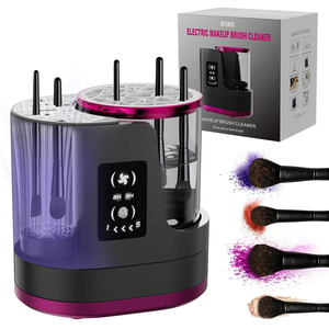 Nettoyeur de pinceaux de maquillage électrique de haute qualité, <span class=keywords><strong>machine</strong></span> automatique <span class=keywords><strong>à</strong></span> séchage rapide avec sécheuse, nettoyage en profondeur <span class=keywords><strong>pour</strong></span> les pinceaux de beauté - Product Image 1