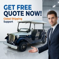Tarion - Coche Eléctrico Vintage de Alta Calidad para 8 Personas con Batería de Litio, Motor Asíncrono de CA de 4.0KW, Suspensión Delantera MacPherson, 30Km/h