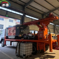 Foreuse hydraulique robuste montée sur camion Howo/Dongfeng 6x4 pour puits d'eau, moteur diesel