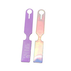 <span class=keywords><strong>Étiquettes</strong></span> de bagage de voyage en plastique PVC écologique personnalisées <span class=keywords><strong>étiquettes</strong></span> de nom de sac étanche pour accessoires de voyage - Product Image 2