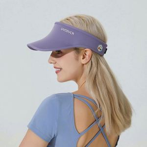 Visera Deportiva Unisex Ajustable para Primavera/Otoño, Protección Solar Anti-Ultravioleta, Transpirable, de Poliéster/Algodón, con Bordado 3D, para Correr - Product Image 3