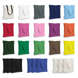 Sac fourre-tout en toile de coton biologique avec logo imprimé personnalisé réutilisable écologique Sac de shopping en toile pour les courses d'affaires - Product Image 5