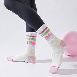 <span class=keywords><strong>Calcetines</strong></span> Antideslizantes para Pilates para <span class=keywords><strong>Mujer</strong></span>, <span class=keywords><strong>Calcetines</strong></span> Transpirables para Yoga y Fitness, <span class=keywords><strong>Calcetines</strong></span> Personalizados con Agarre para Pilates con Logotipo de Diseño en la Parte Inferior - Product Image 2