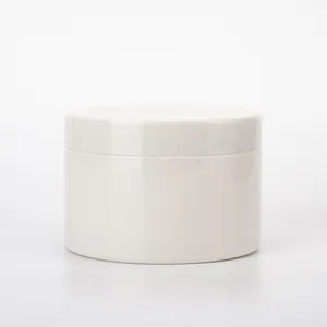 Free Sample PET 300ml factory plastic cosmetic mason wide mouth jar empty moist facial makeup cream jars suppliers