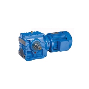 Helical <b>Worm</b> S Series Aright Angle Gear Motor Gearbox High Quality Reduction High Quality OEM S Series S77 Helical <b>Worm</b> Reducer - Product Image 1