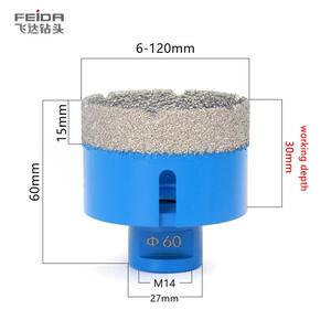 פידה ואקום באיכות גבוהה veared חור יהלום ראה פורצלן אריח קרמיקה קידוחים - Product Image 5
