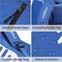 Sacs de patins à roulettes en polyester personnalisés pour enfants et adultes Sacs de transport de patins à glace de qualité supérieure avec poche pour chaussures de ski à bandoulière
