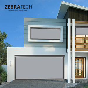 Ngoài trời Windproof Rèm hình ống động cơ Patio Con lăn Rèm bên ngoài Zip bài hát Windproof Con lăn rèm - Product Image 4