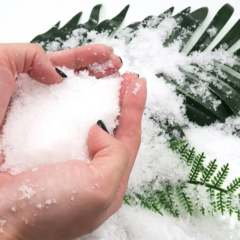 Kid Toys Magic Artificial Instant Snow Flakes Christmas Fake Snow Powder Decoration