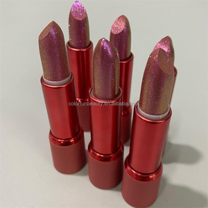 Solid <strong>Lipstick</strong> Waterproof Metallic Lip Stick Diamond Glitter Waterproof Pearl <strong>Lipstick</strong>