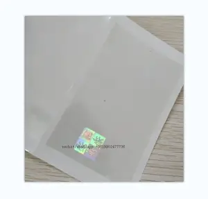 Heat lamination PET transparent hologram laser label sticker overlay film hologram