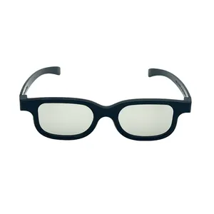 Plastic Passive Circular Polarized 3D Glasses For Cinema And Passive 3D TV Projectors