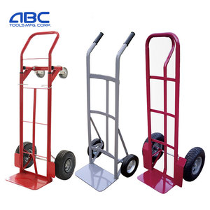 Heavy duty foldable convertible industrial steel aluminium platform stair climbing storage tool folding hand carts truck trolley