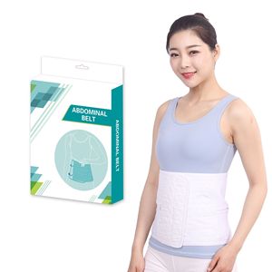 Nouveau Pure Cotton <span class=keywords><strong>Abdominal</strong></span> Binder Post-Chirurgie Fixation Drainage Tube Compatible Ceinture De Soutien Abdominale - Product Image 1