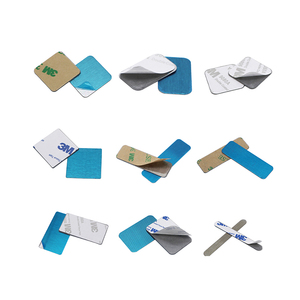 <span class=keywords><strong>Plaque</strong></span> métallique pour support de téléphone portable aimant feuille magnétique adhésive de remplacement dans le support de Smartphone de voiture - Product Image 1