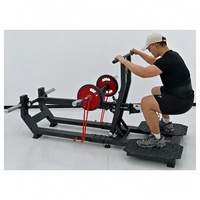 Équipement de musculation professionnel : Machine à fessiers à charge libre et machine à squat à ceinture réglable pour salle de sport