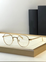 Monturas Ópticas de Marca de Alta Calidad 2026, Montura Redonda Nueva, Estilo Retro de Lujo, Gafas Graduadas Redondas Unisex con Estuche Original
