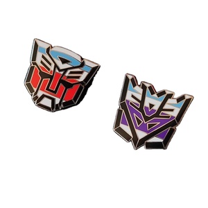 New Nhật Bản phong cách phim hoạt hình animate Optimus <span class=keywords><strong>Megatron</strong></span> thủ kim loại biến áp OTAKU huy hiệu Trâm - Product Image 1