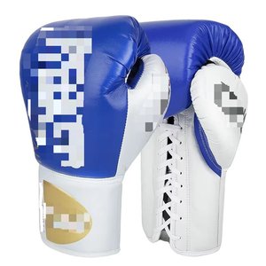 Gran oferta, guantes de boxeo de cuero de alta calidad de 6-12oz, guantes de entrenamiento Sanda transpirables resistentes al desgaste, gruesos para boxeo - Product Image 3