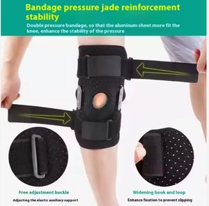 Patella Hinged Knee Braces Orthopedic for Knee Pain With Springs <strong>Compression</strong> Removable Steel <strong>Splint</strong> Support Knee Sleeve - Product Image 4