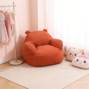 Sillón Infantil Coreano para Rincón de Lectura, Pequeño Taburete para Guardería, Diseño de Oso Adorable, Puff para Niños - Product Image 4