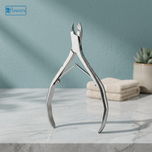 Coupe-cuticules professionnels en acier inoxydable sur mesure, manche en zigzag, outil de manucure, usage en salon - Product Image 3