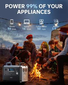 Station d'alimentation Lifepo4 300W 500W 600W 1000W 1200W, station d'alimentation portable, Powerbank, camping, maison - Product Image 2