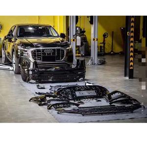 2018-2022 Kit carrosserie Style RSQ8 pour <span class=keywords><strong>Audi</strong></span> <span class=keywords><strong>Q8</strong></span> mise à niveau vers RSQ8 Pare-chocs avant Diffuseur arrière - Product Image 5
