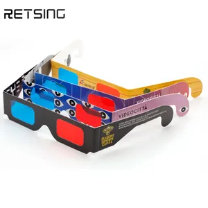Film gözlük özel Logo toptan Video gözlük 3D
