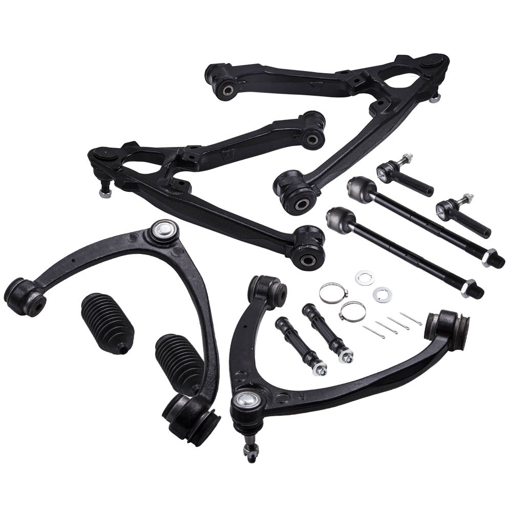 12pc Front End Suspension Kit Upper Control Arms Ball Joints For Chevy Silverado GMC Sierra 1500 2007-2014