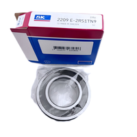 Roulement de machine à alignement automatique en acier chromé double rangée SKF 2206 E-2RS1TN9, 30x62x20 mm, vente en gros