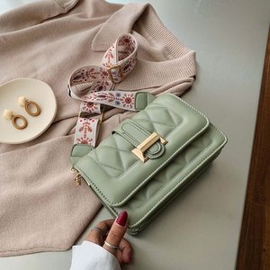 Sac à main en cuir PU 2025 pour femmes, sac fourre-tout décontracté, rabat, motif géométrique, fermeture à glissière, fermoir, imperméable, vente en gros, mode - Product Image 3