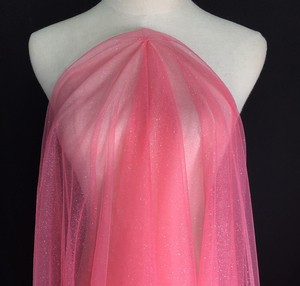 2024 Hot Sale Anti-Static 100% Polyester <span class=keywords><strong>Glitter</strong></span> Mesh High Sparkle Tüll Stoff 20d Garn für Mädchen Brautkleider Vorhänge - Product Image 6