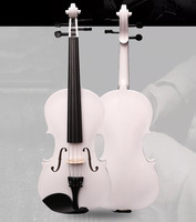 Violon blanc pour enfant, vente en gros, pas cher, 4/4