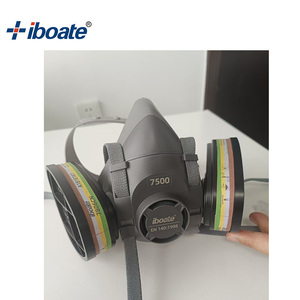 <span class=keywords><strong>Masque</strong></span> respiratoire <span class=keywords><strong>de</strong></span> sécurité TPE avec conception d'expiration discrète, compatible avec les filtres à gaz, vapeurs et particules HUGUARD, léger et confortable - Product Image 4