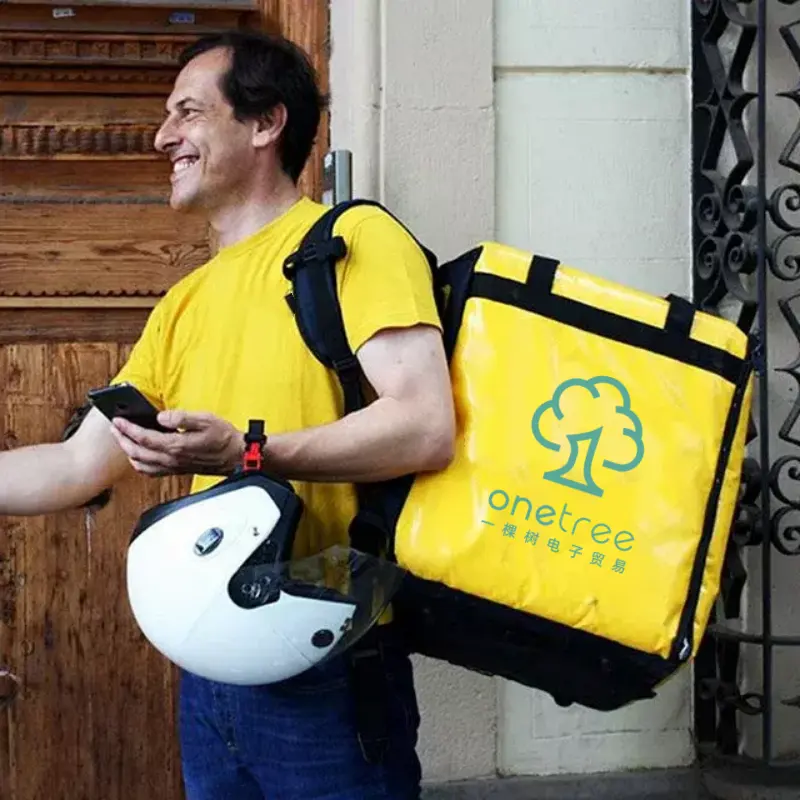 Nouvelle arrivée Pizza Livraison Sac Grand Livraison Sac À Dos Sac À Lunch De Moto Vélo sac isotherme pour la nourriture