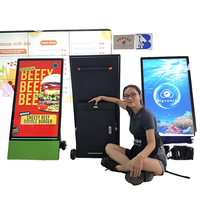 Pantalla Digital Comercial de Señalización Digital de 32 Pulgadas 4K Antideslumbrante para Interiores, con Soporte de Texto, para Uso en Centros Comerciales y Negocios de Autoservicio
