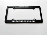 Support de plaque d'immatriculation de moto en alliage d'aluminium, bricolage de luxe