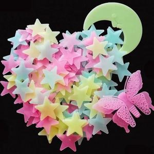50 Pegatinas Luminosas de Estrellas para Paredes de Habitaciones Infantiles y Dormitorios, Pegatinas Decorativas para Habitaciones de Niños - Product Image 4