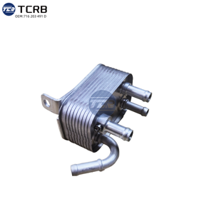 Nuevo enfriador de aceite de motor 7L6203491D para VWS Touaregs <span class=keywords><strong>7L</strong></span> AudiS <span class=keywords><strong>Q7</strong></span> 4L - Product Image 4