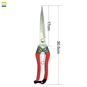 Manual Wool <b>Shears</b> Stainless Steel Red Soft Grip Industrial Grade For <b>Sheep</b> Goat Rabbit Dog Hair Cutting Multi Purpose - Product Image 5